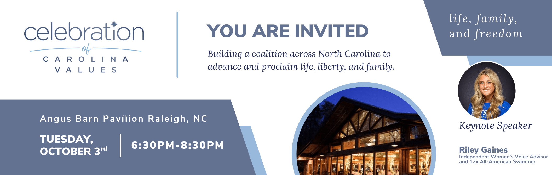 2023 Celebration of Carolina Values (Raleigh)